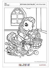 My Litte Pony boyama sayfaları